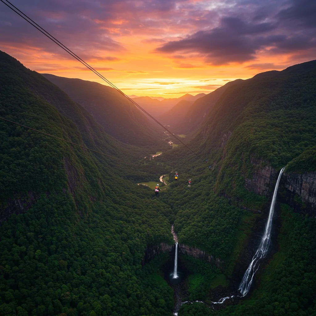 Other Record-Breaking Long Ziplines Around the World