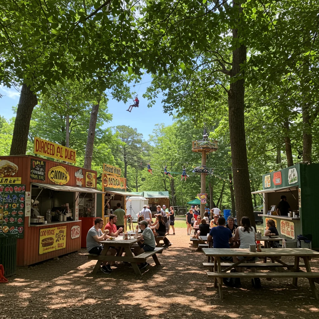 Where to Eat Near The Beast Zipline