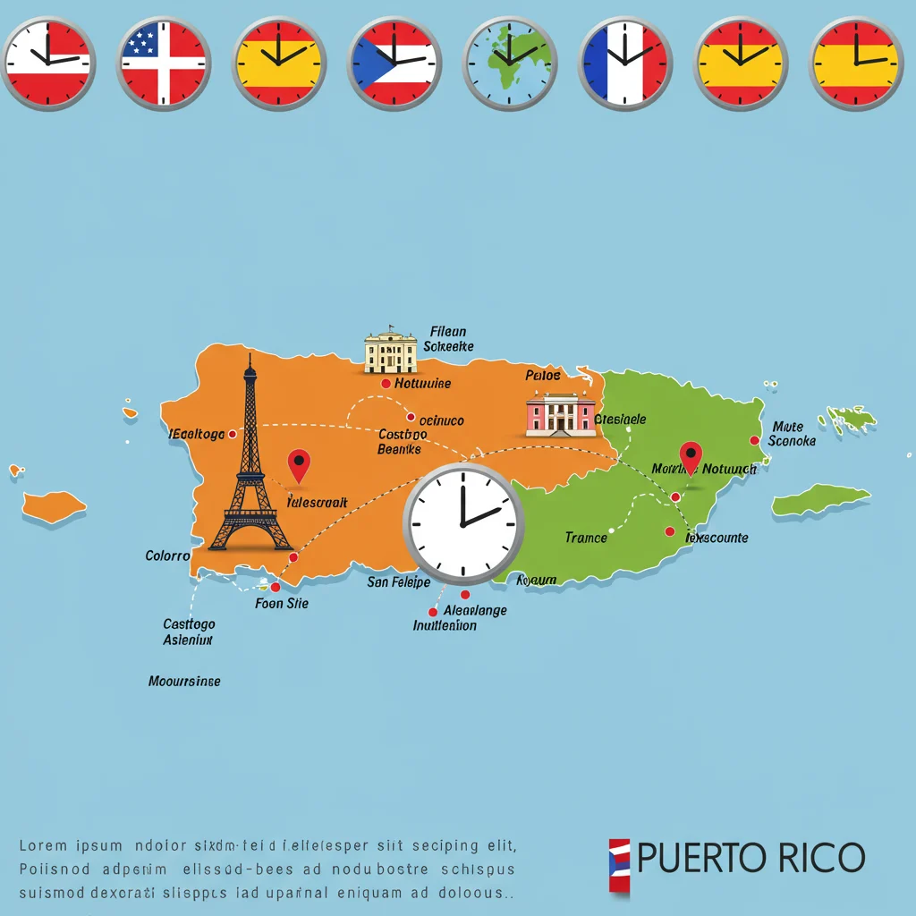 Puerto Rico Time Compared to Other Countries