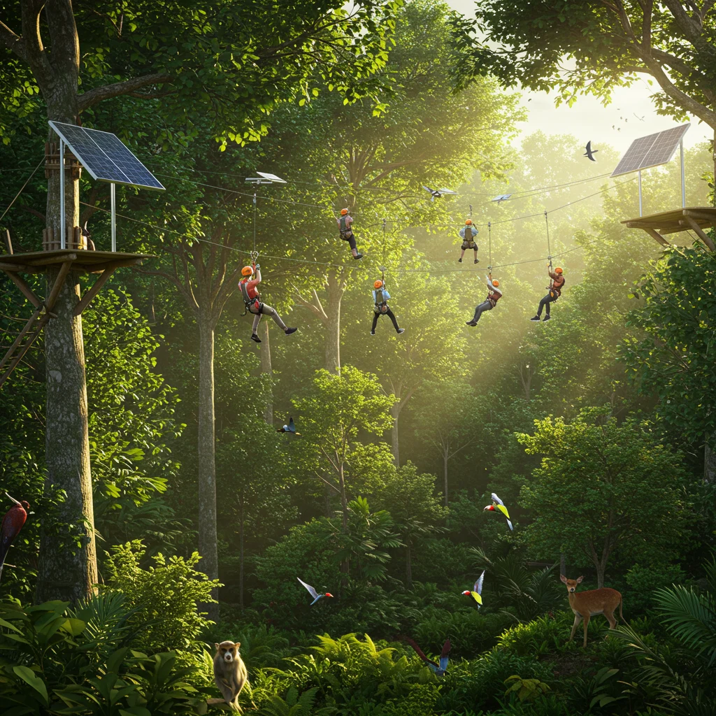 Sustainable and Eco-Friendly Zip Line Tourism