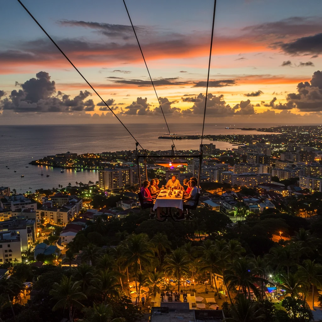 What Makes Dinner In The Sky Puerto Rico Magical?