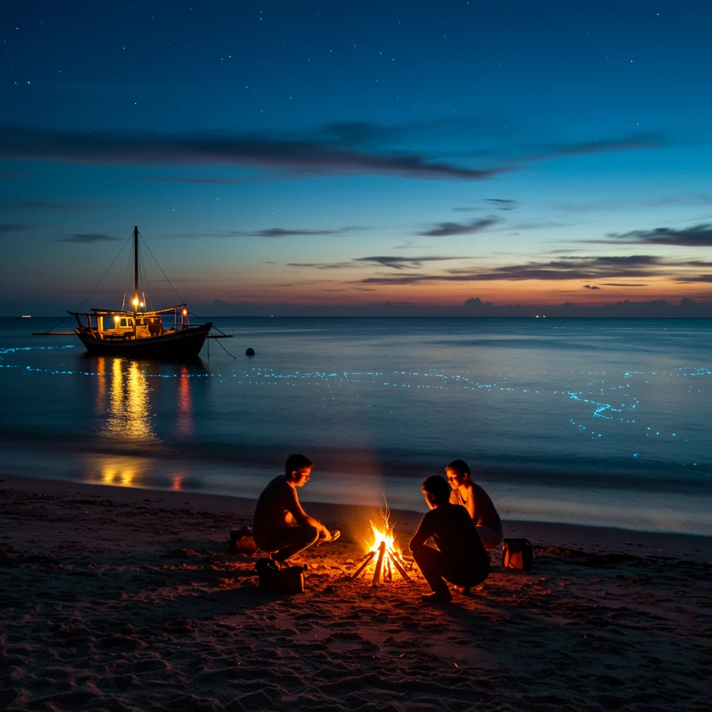What Other Nighttime Adventures Await Near the Bays?