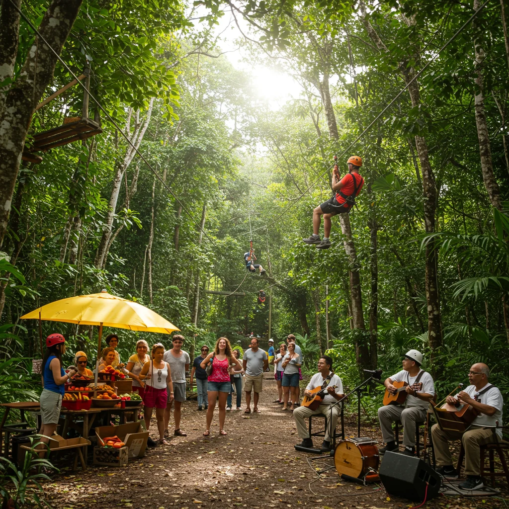 How Can You Combine Ziplining with Other Puerto Rican Activities?