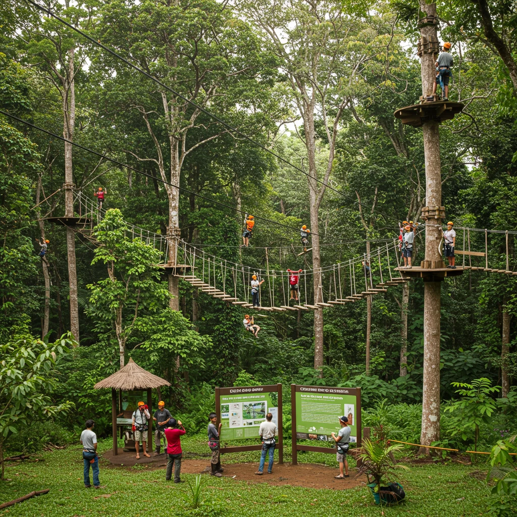 How Does Ziplining Impact the Environment and Local Communities?