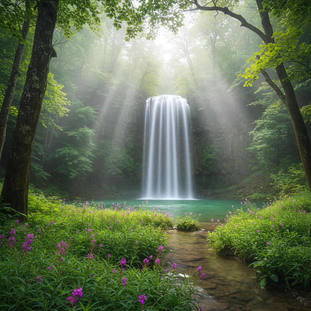 Waterfalls for Relaxation and Solitude