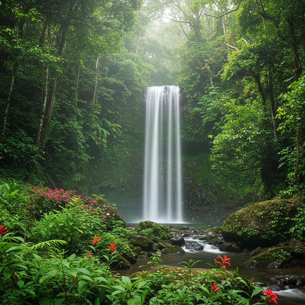 Waterfalls in El Yunque National Forest