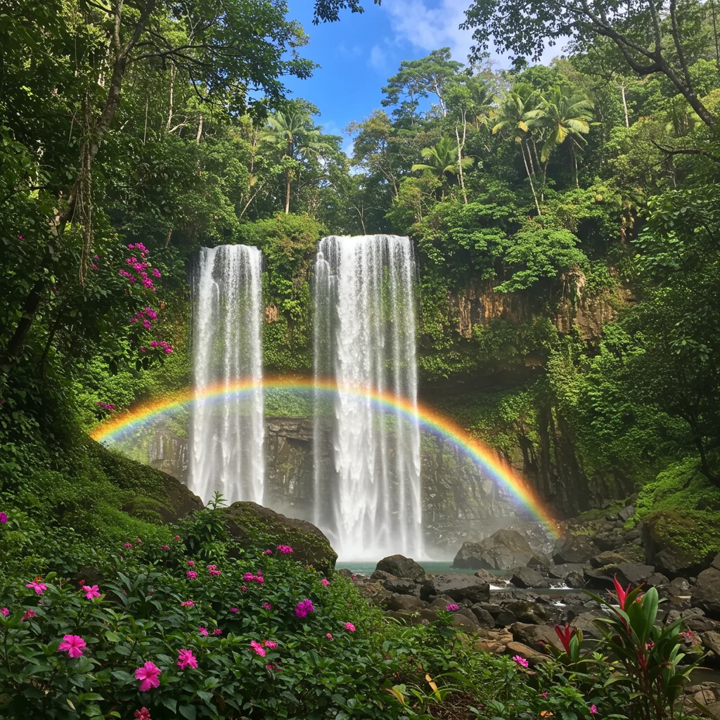 Waterfalls in Southern Puerto Rico
