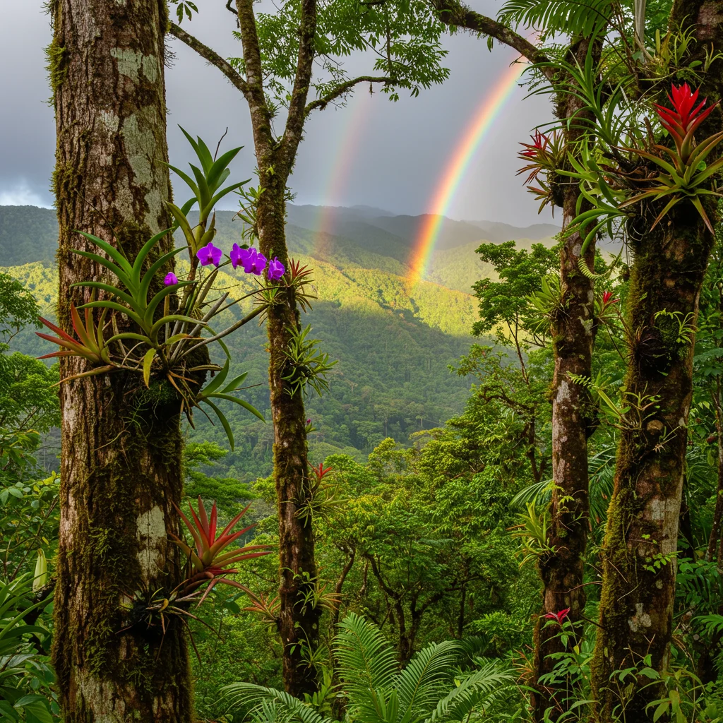 What Plant Life Defines Puerto Rico's Rainforests?