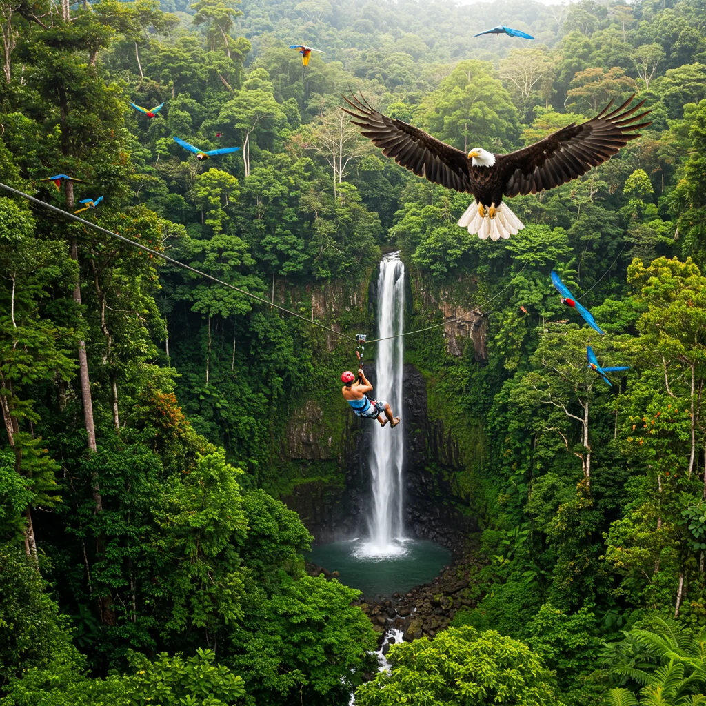 What Wildlife and Scenery Can You See While Ziplining?