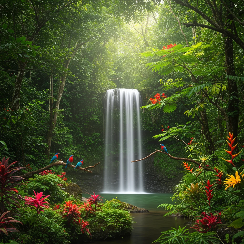 Wildlife and Flora Around Puerto Rico’s Waterfalls