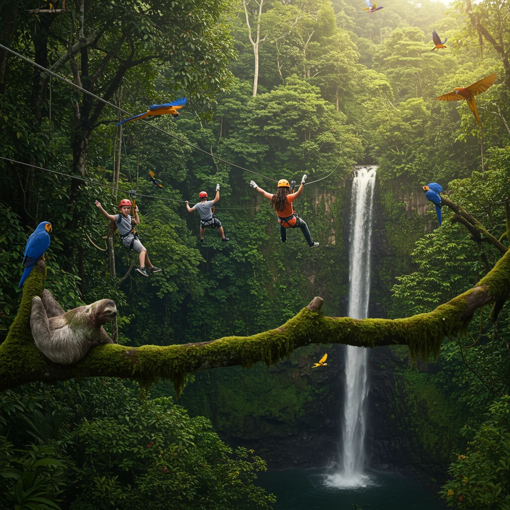 Wildlife and Nature Encounters While Ziplining