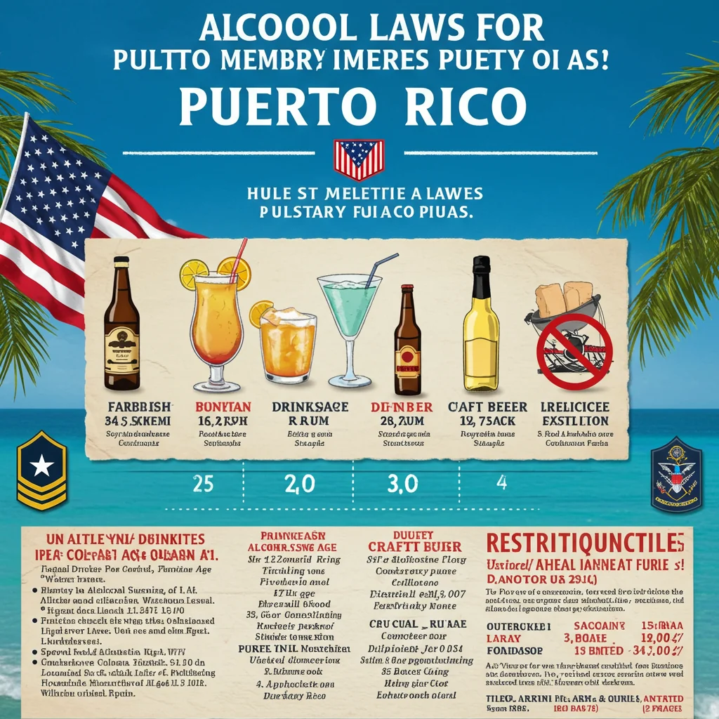 Alcohol Laws for Military Members in Puerto Rico