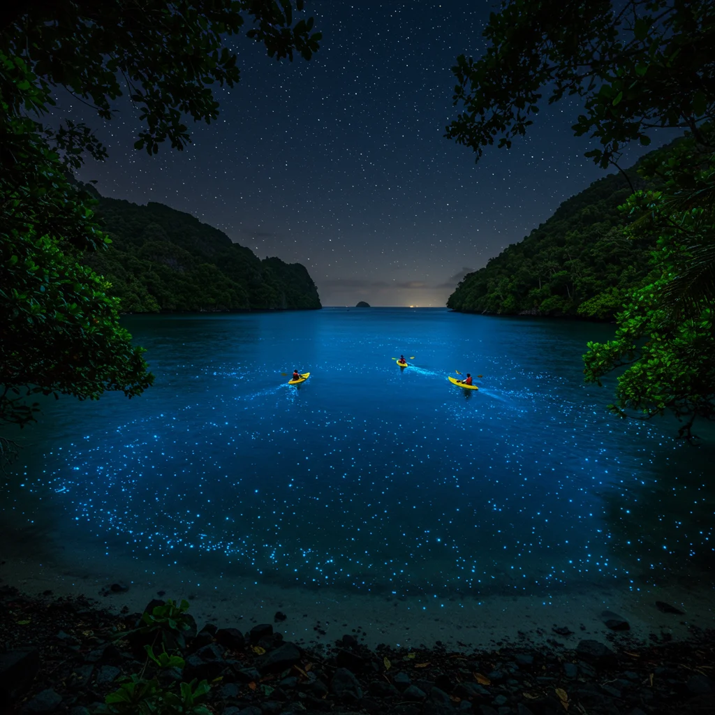Bioluminescent Bays: A Magical Nighttime Experience