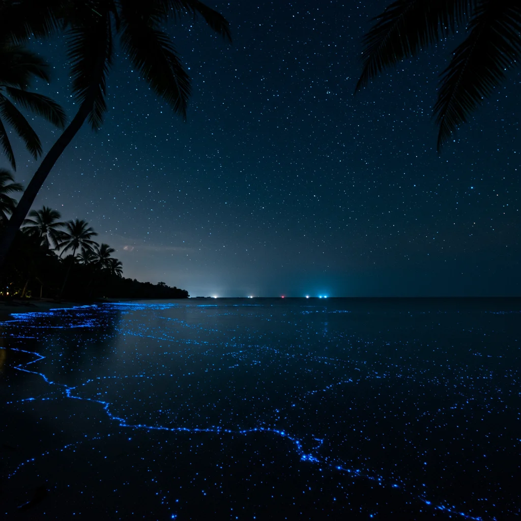Bioluminescent Bays: Nature’s Light Show at Night