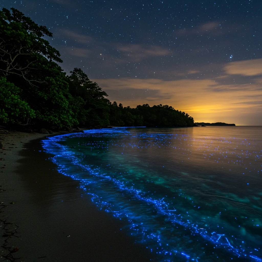 Bioluminescent Bays: Nature’s Magical Light Show