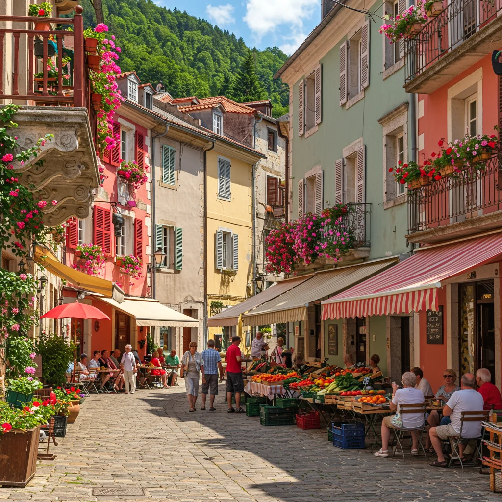 Charming Towns and Colorful Streets
