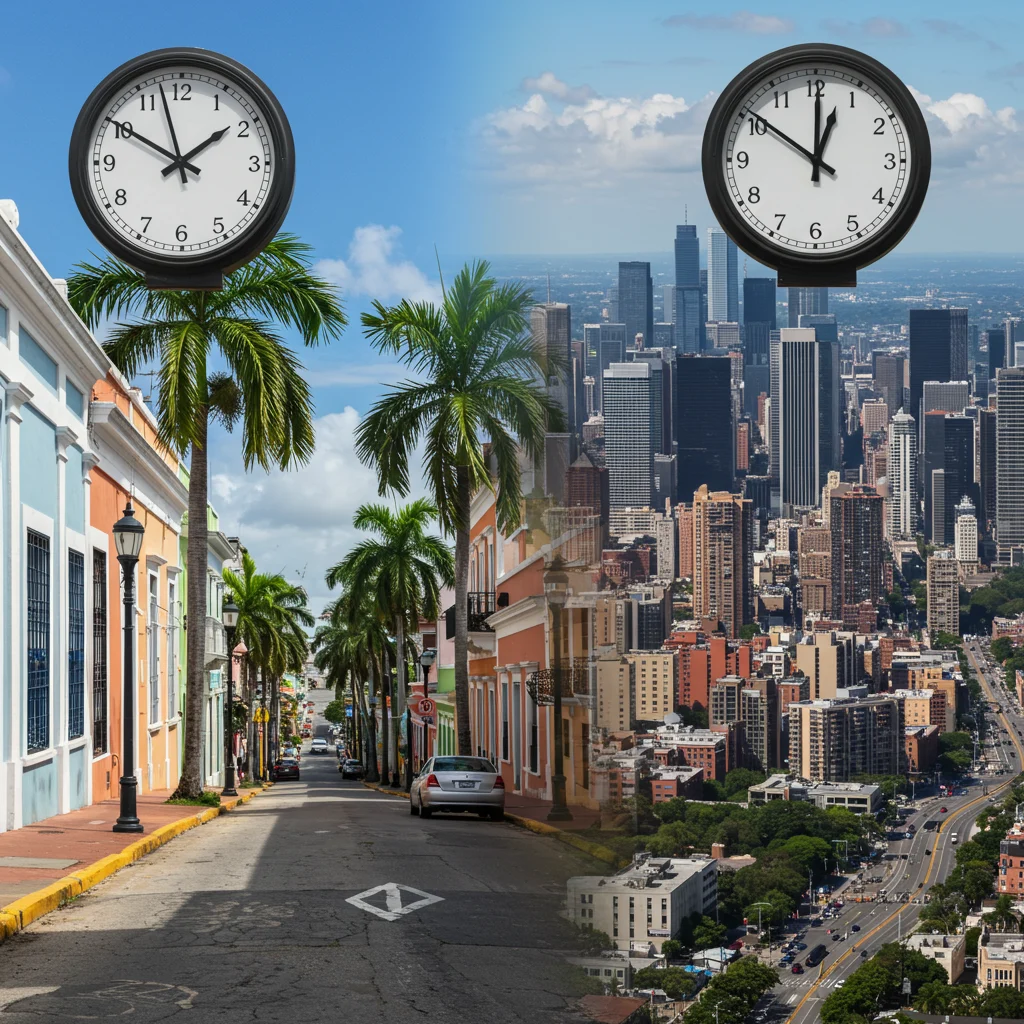 Comparing Puerto Rico’s Time Zone to the Mainland US