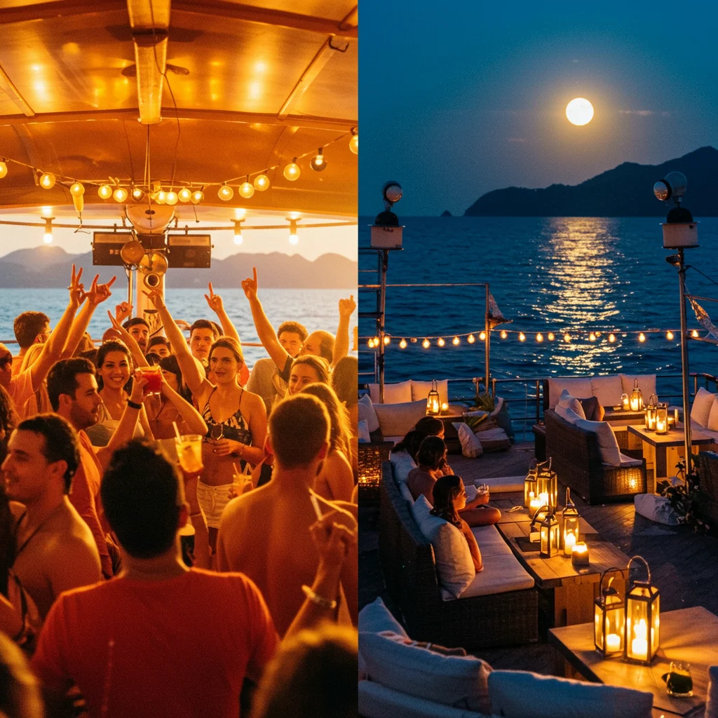 Daytime vs. Nighttime Booze Cruises: Which Should You Choose?