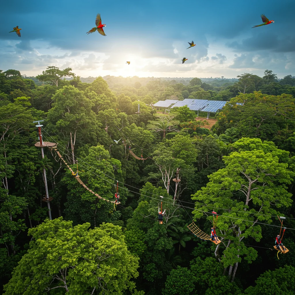 Eco-Friendly and Sustainable Zipline Adventures