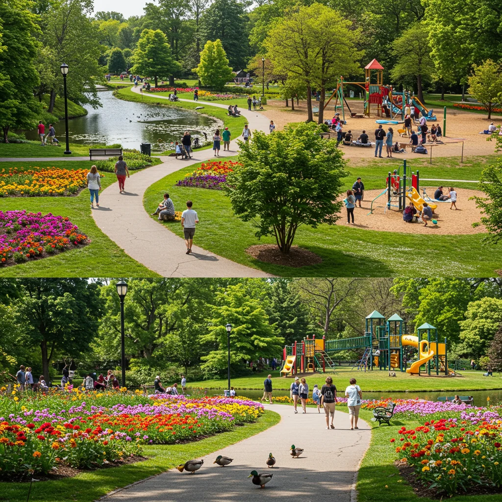 Exploring the Park: Layout and Main Areas