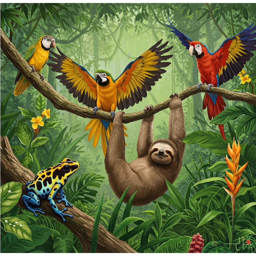Fauna: Fascinating Creatures of the Rain Forest