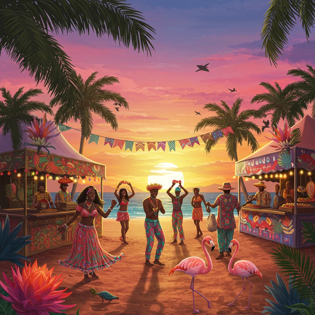 Flamingo Beach Events and Festivals