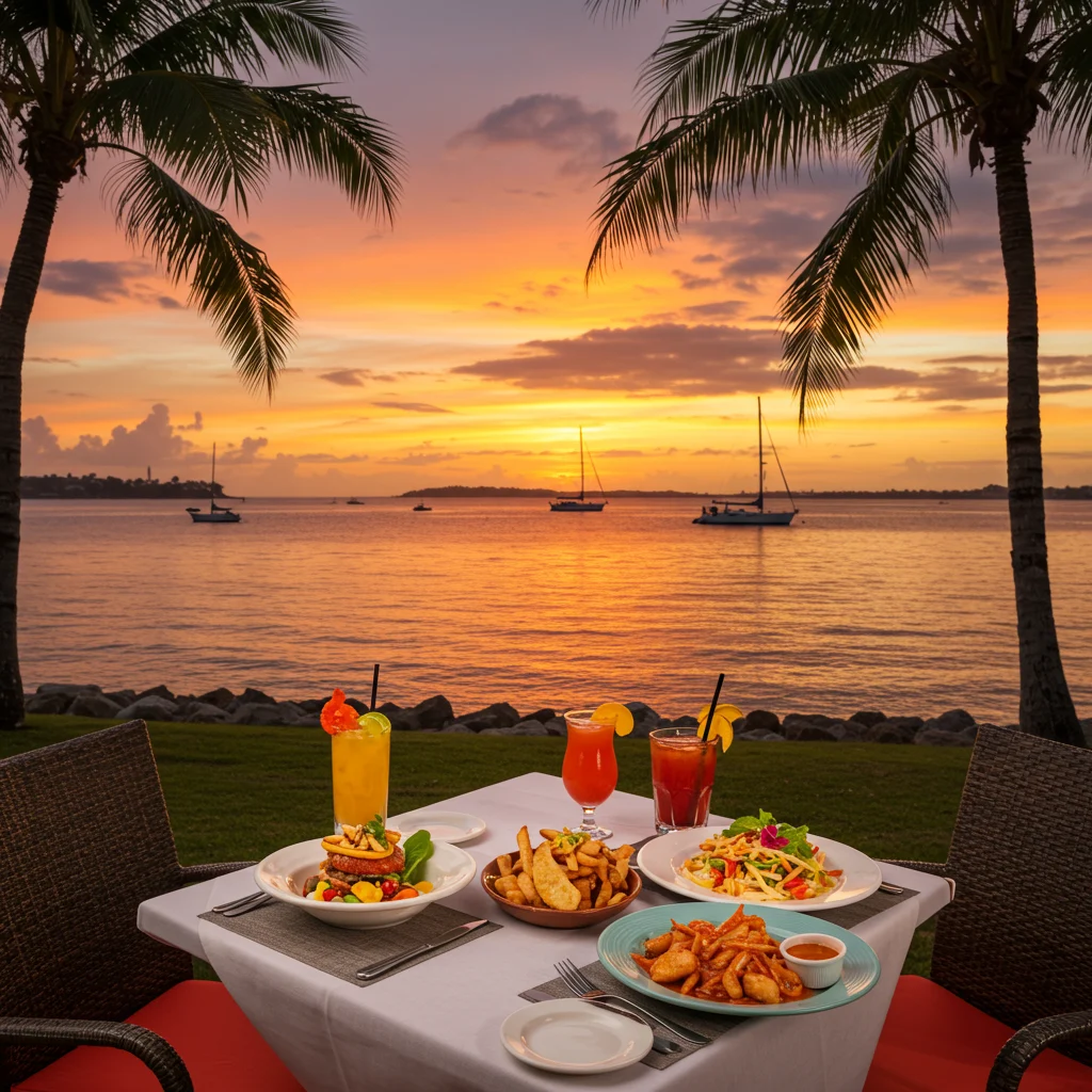 Food and Drinks on San Juan Bay Sunset Tours