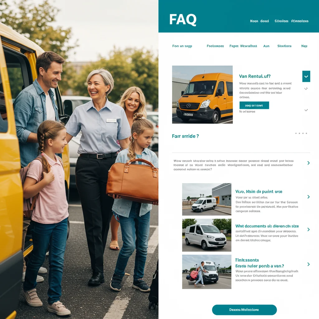 Frequently Asked Questions About Van Rentals with Drivers