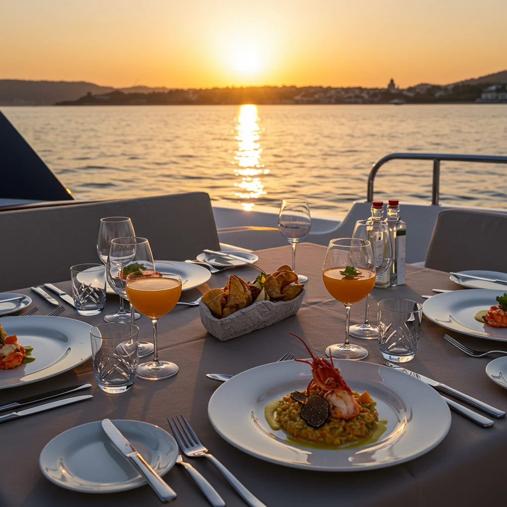 Gourmet Delights: Dining and Drinks on Board