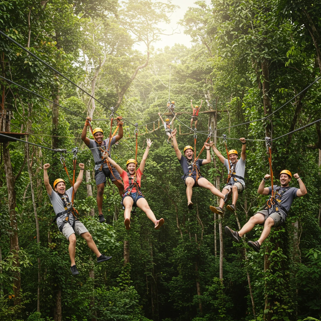 Group Zipline Tours: Fun for Families, Friends, and Teams
