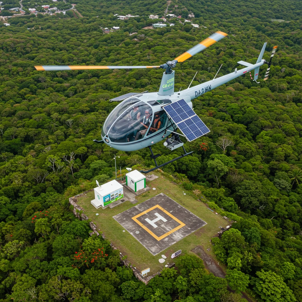How Are Helicopter Companies in Puerto Rico Promoting Sustainability?