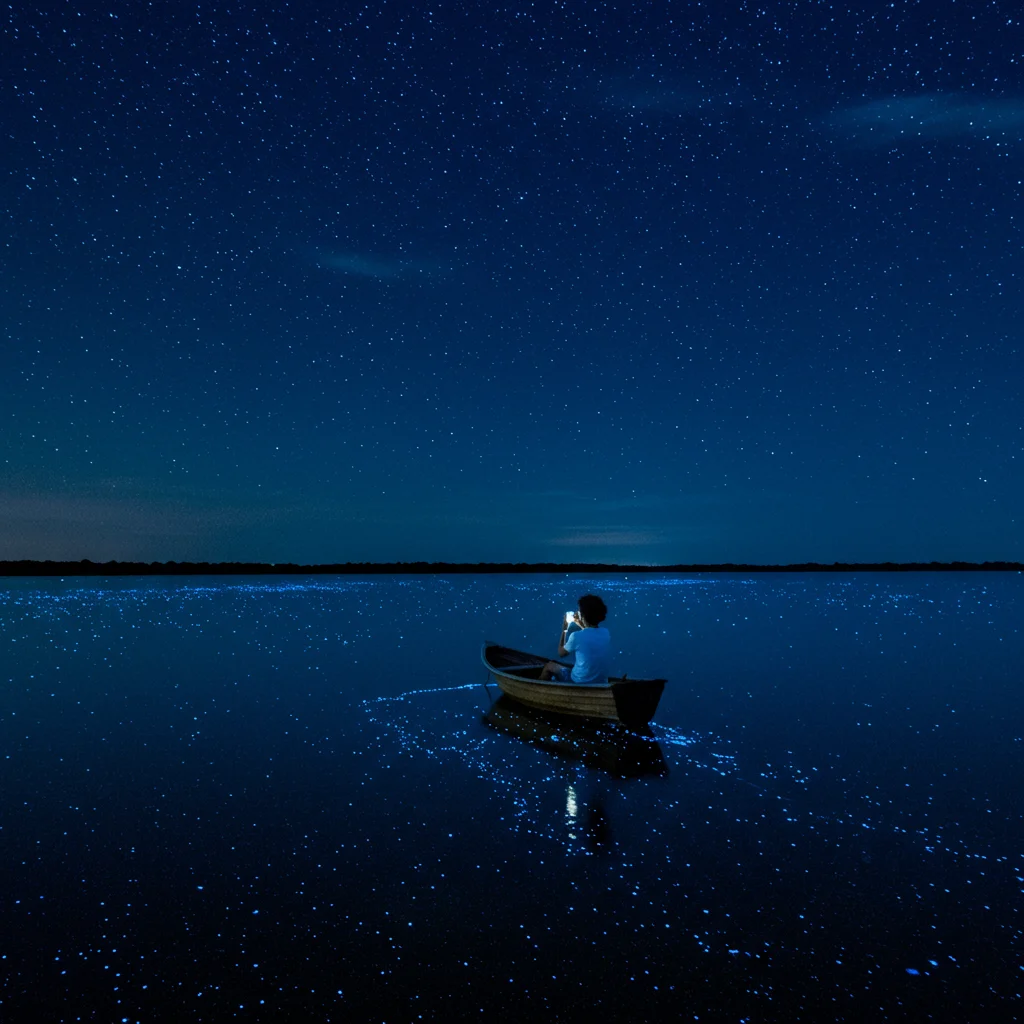 How Can You Share Your Bioluminescent Bay Experience?