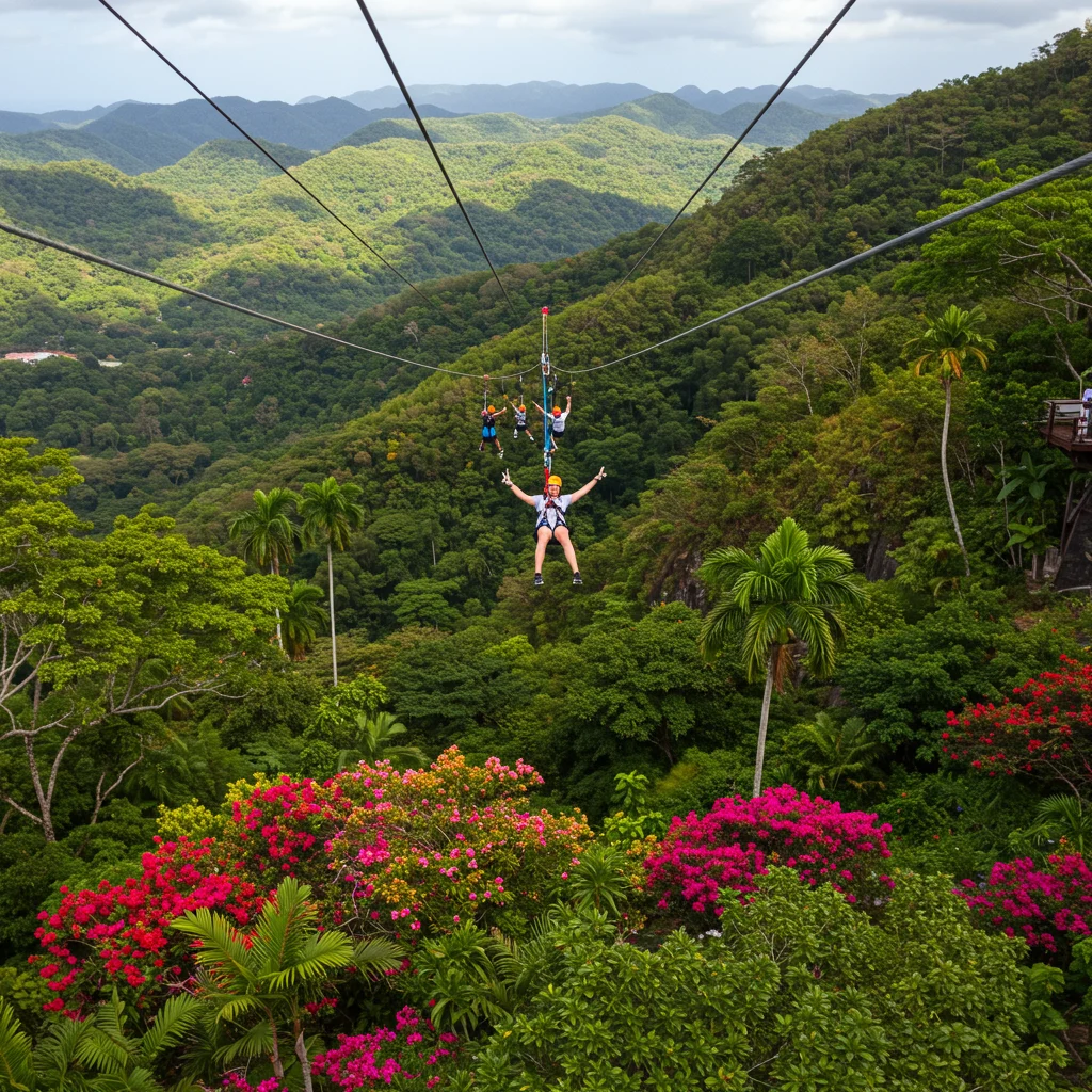 How Does It Feel to Zipline Over Puerto Rico’s Mountains?