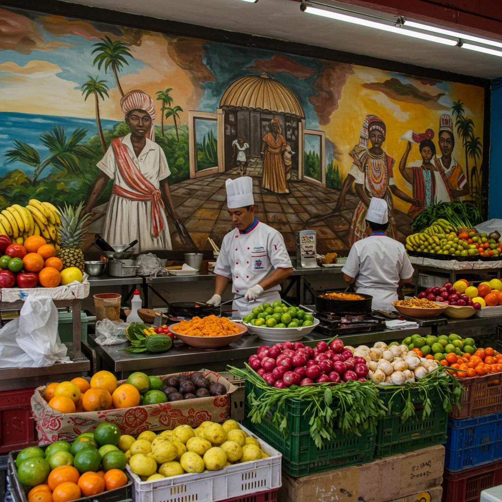 How Does Puerto Rican Cuisine Reflect Its History?