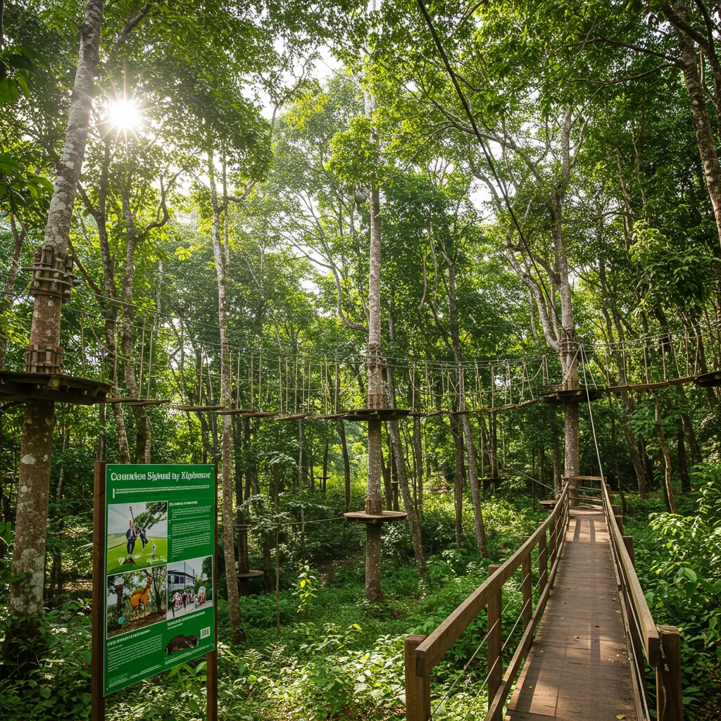 How Does the Zipline Park Protect the Natural Environment?