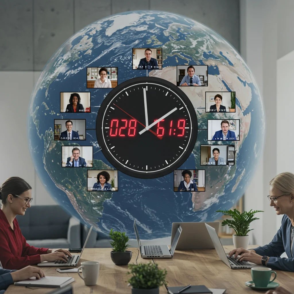 Impact of Time Zone on Remote Work and Virtual Meetings