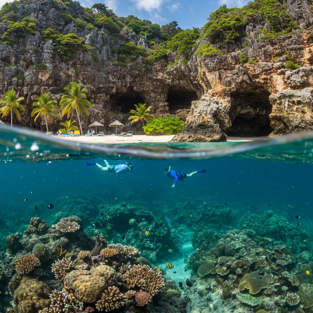 Introduction to Cave and Beach Hop Snorkel Adventures