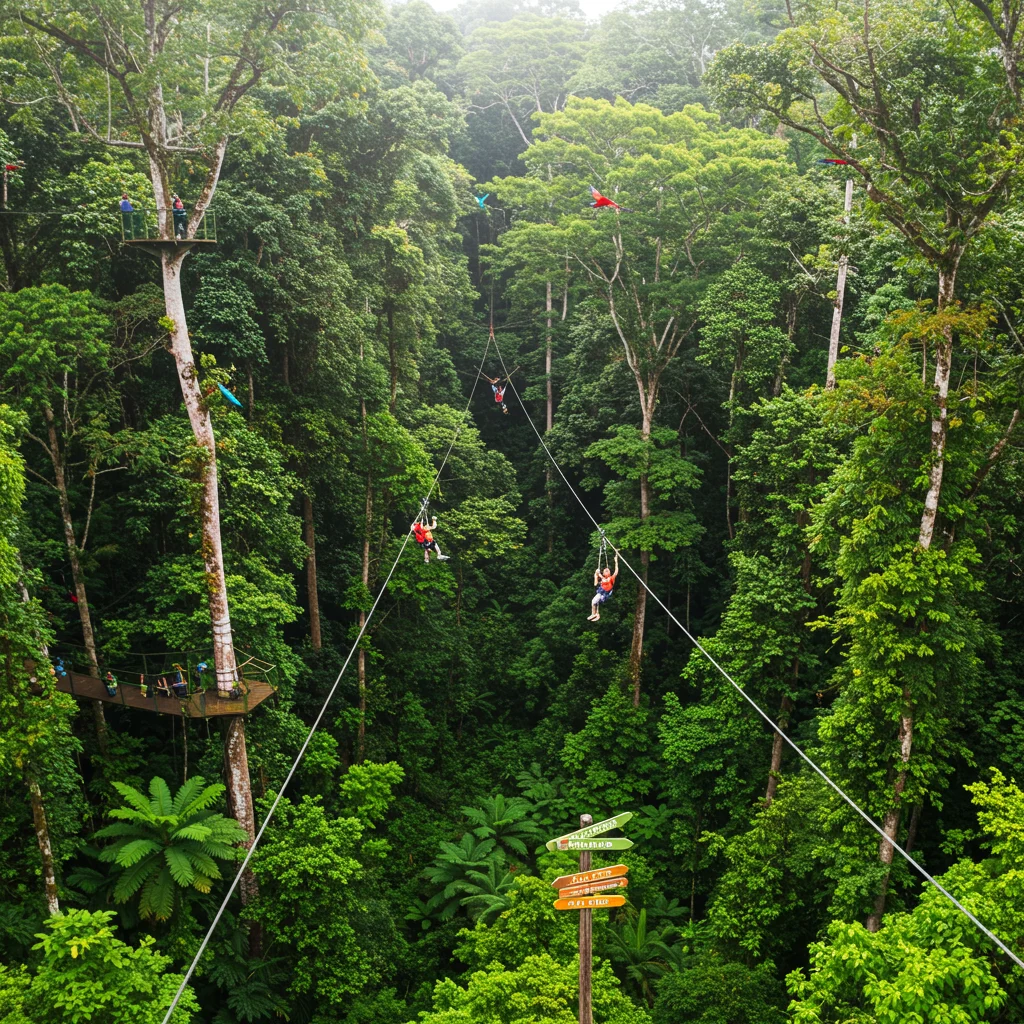 Introduction to Rainforest Zipline ECO_Park