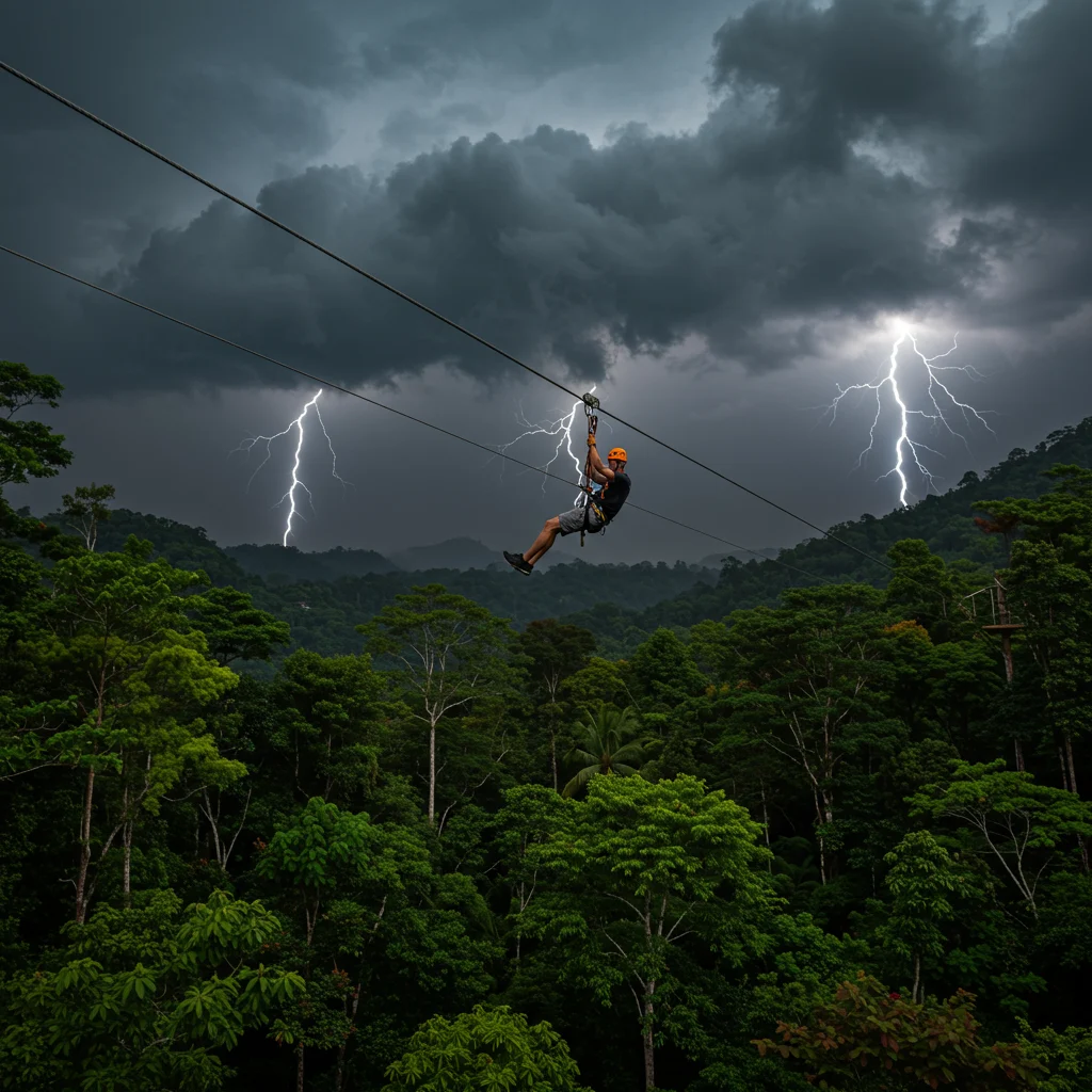 Is Ziplining Possible in Bad Weather?