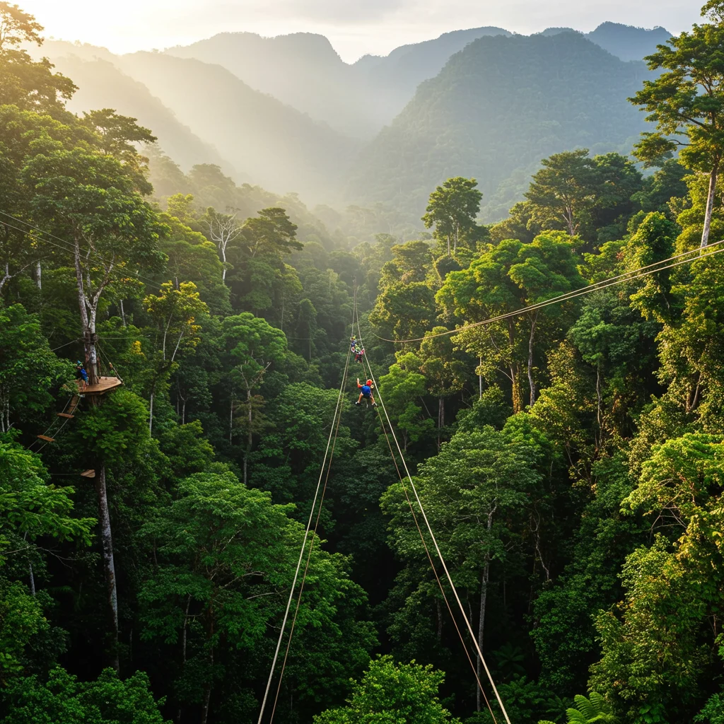 Location: Where Is Rainforest Zipline ECO_Park?