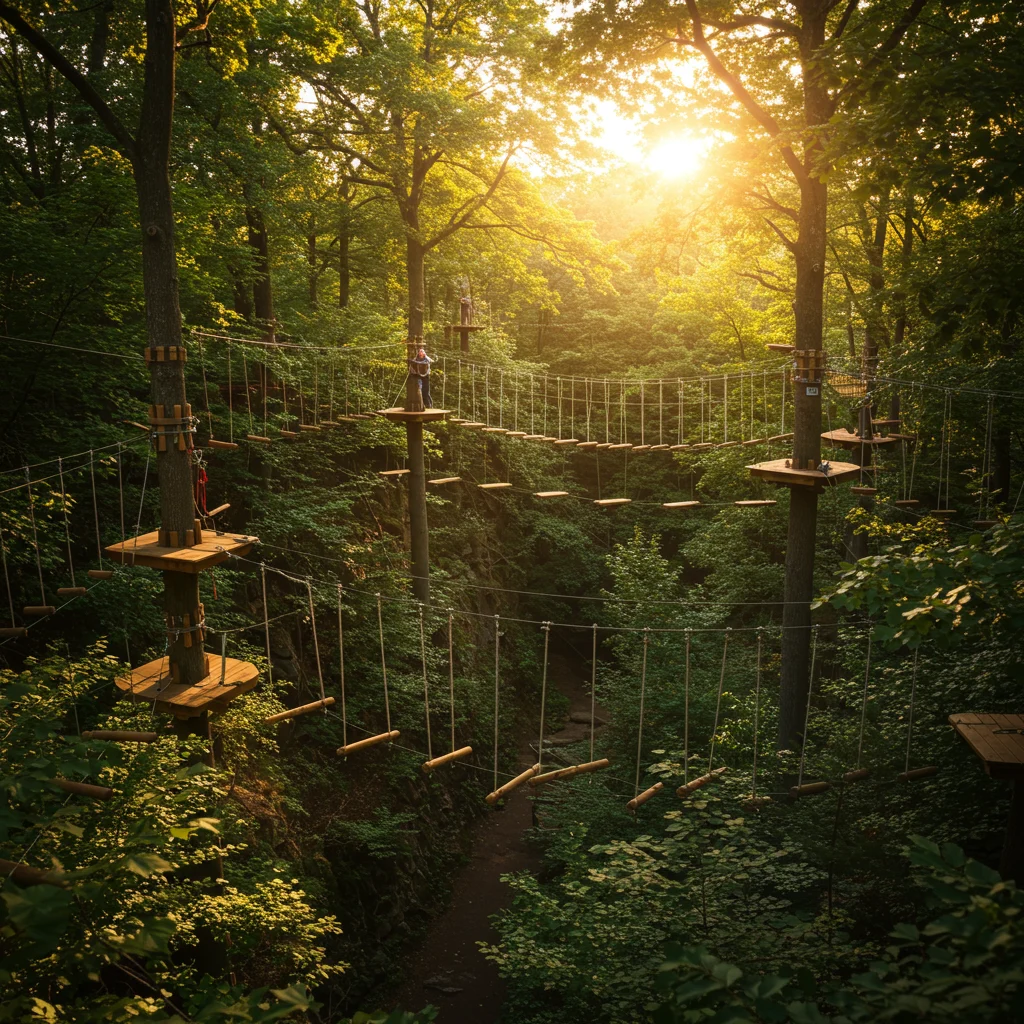 Rope Courses and Suspension Bridges
