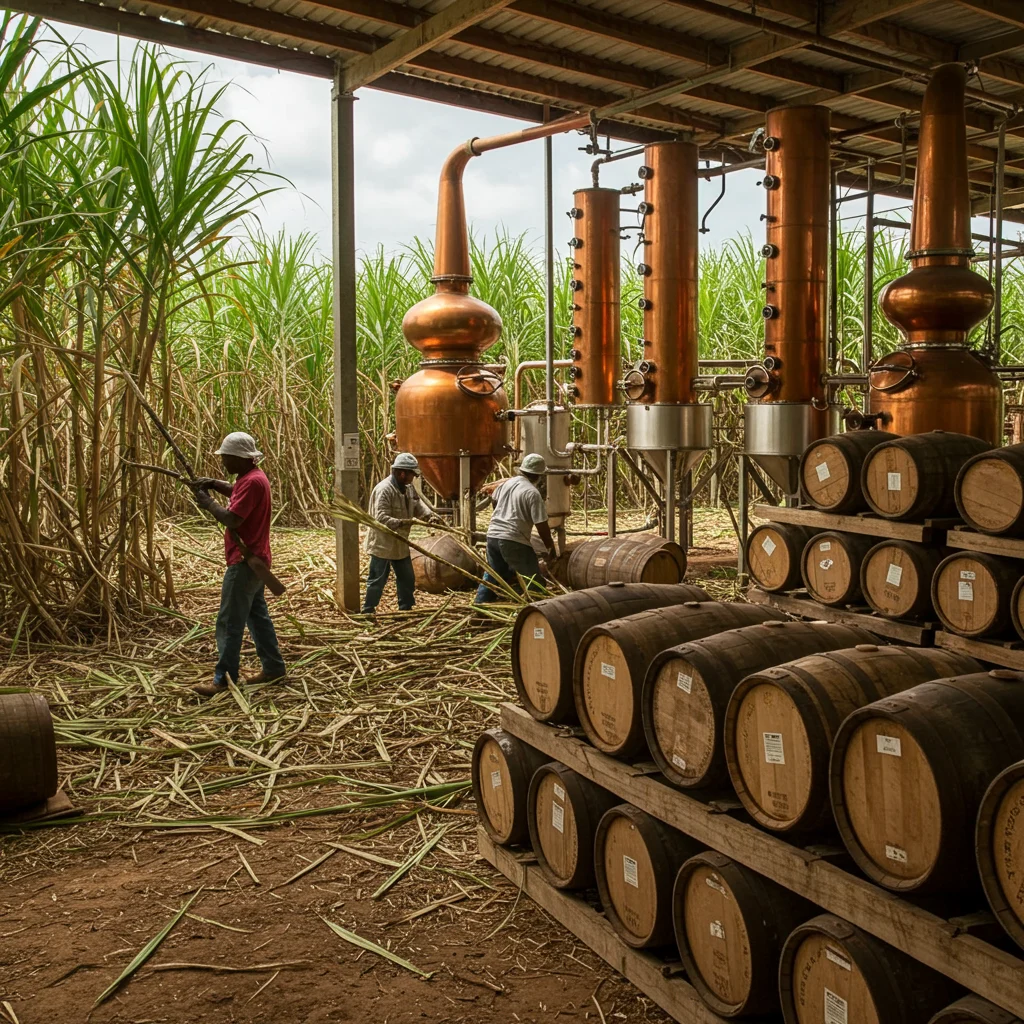 Rum Distilleries and Sugar Cane Heritage