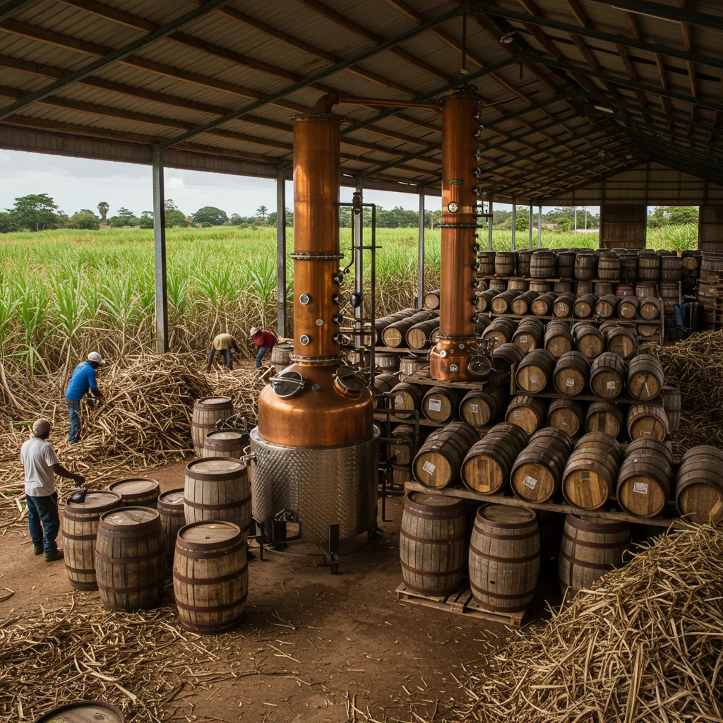Rum Distilleries and Sugar Cane Heritage