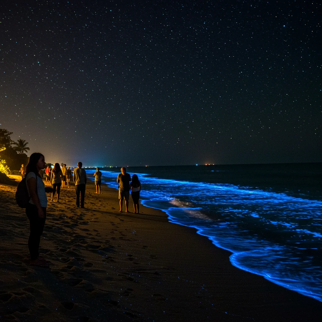 Surprising Sights: Bioluminescent Waters