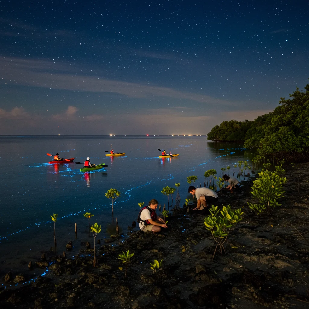 Sustainability and Conservation of Bioluminescent Bays