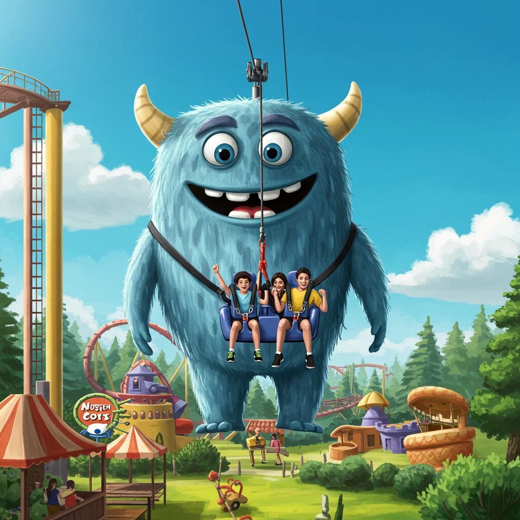 The Monster Zipline Ride: Step-by-Step