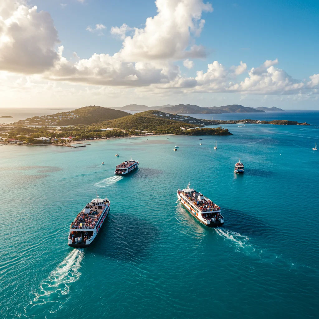 Types of Ferries Operating Between St. Thomas and Puerto Rico