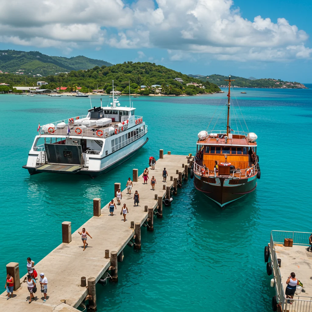 Types of Ferries Operating Between St. Thomas and Puerto Rico