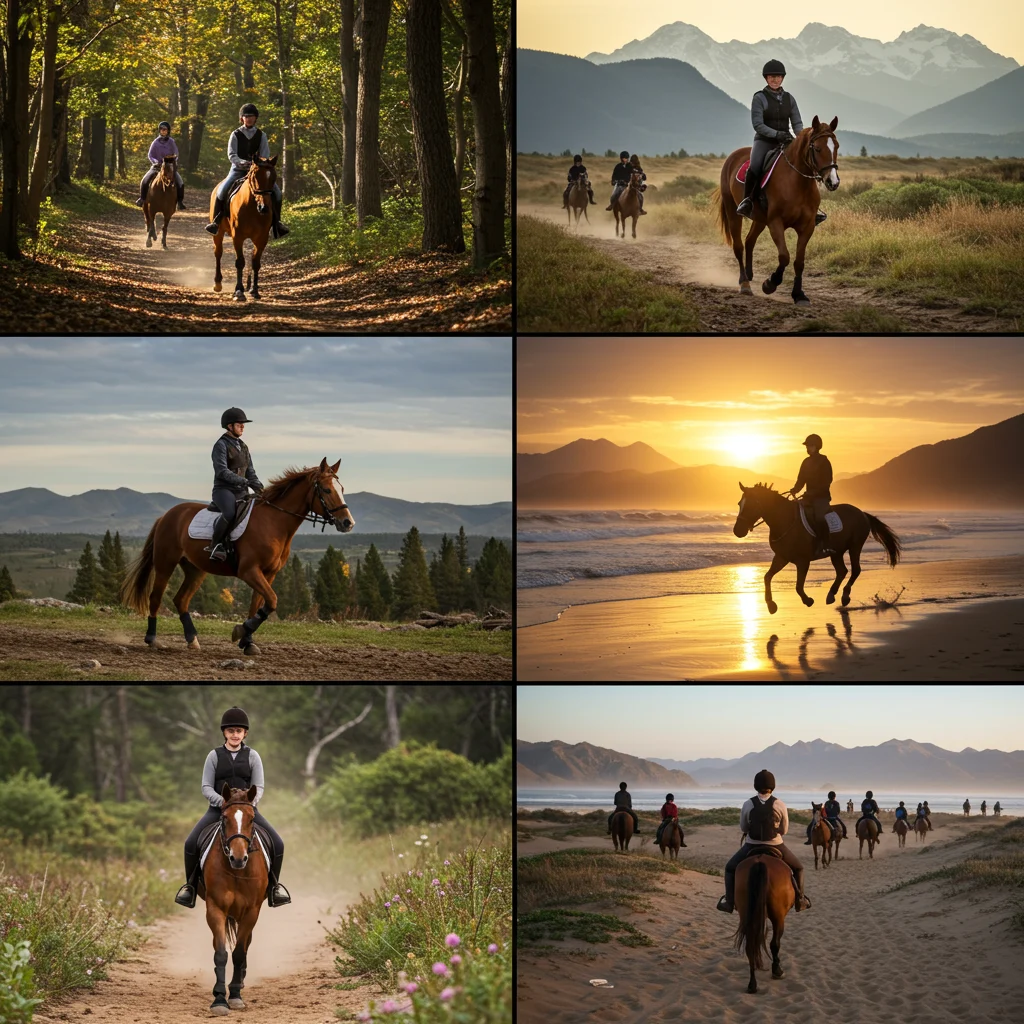 Types of Outdoor Horseback Rides