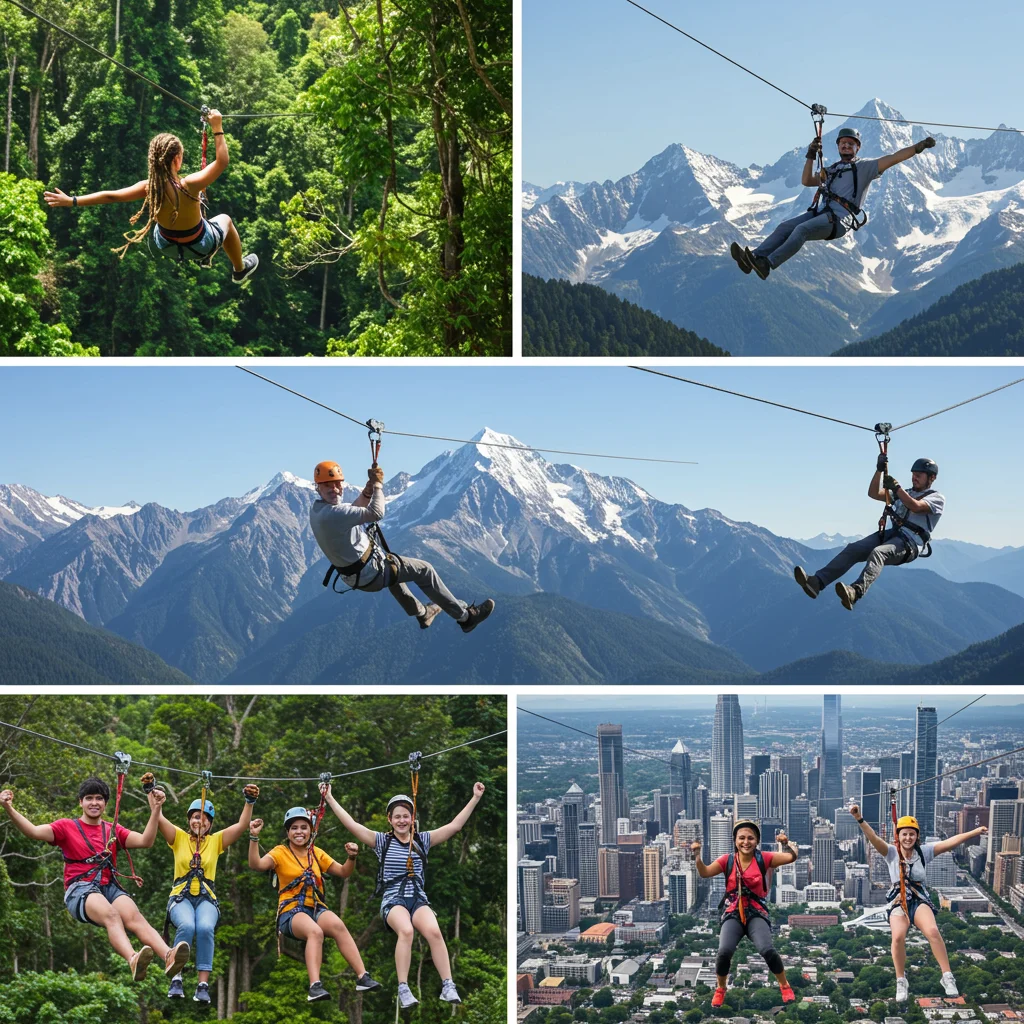 Types of Zipline Experiences Available